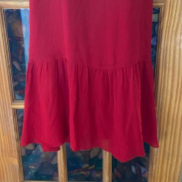 Reformation Emersyn Red Spaghetti Strap Midi Dress - Picture 6 of 7